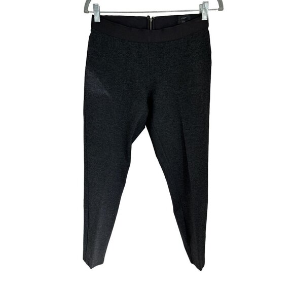 J.CREW PIXIE Pant Leggings in Stretch Ponte BLACK Size 4R - Picture 4 of 7